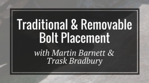 Traditional & Removable Bolt Placement with Martin Barnett & Trask Bradbury - Rigging Lab Academy