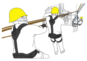 raising and lowering system mechanical advantage systems