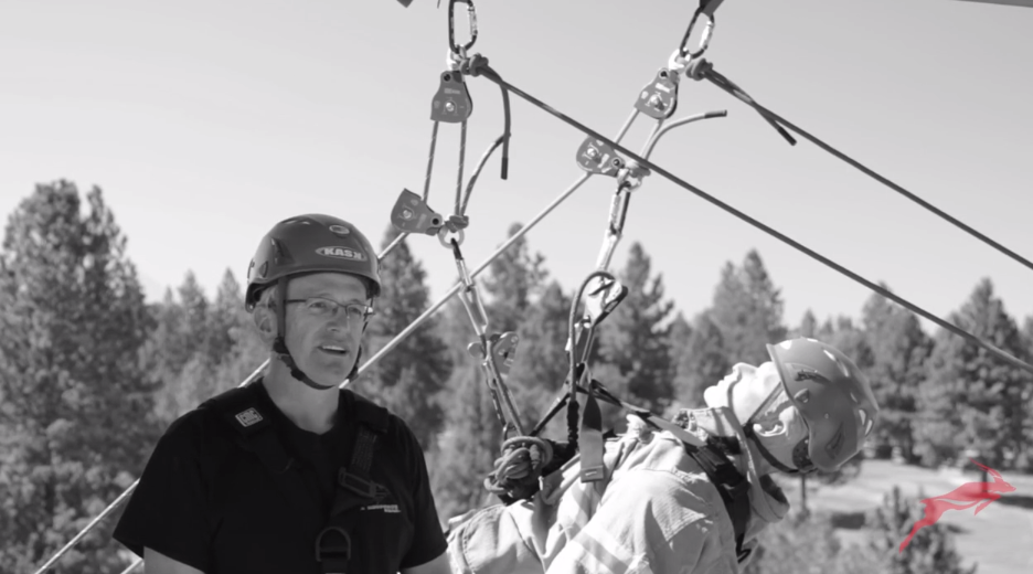 twin tension system built via richard delaney rescue response gear and rigging lab academy