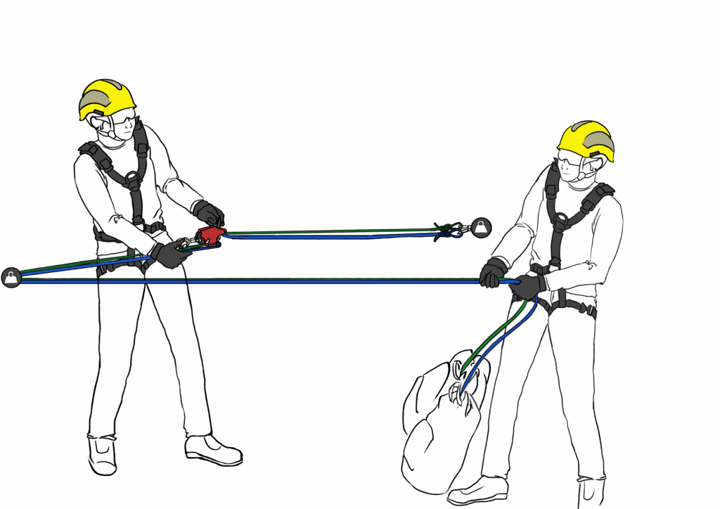 two tension twin tension lower single operator back tension safety