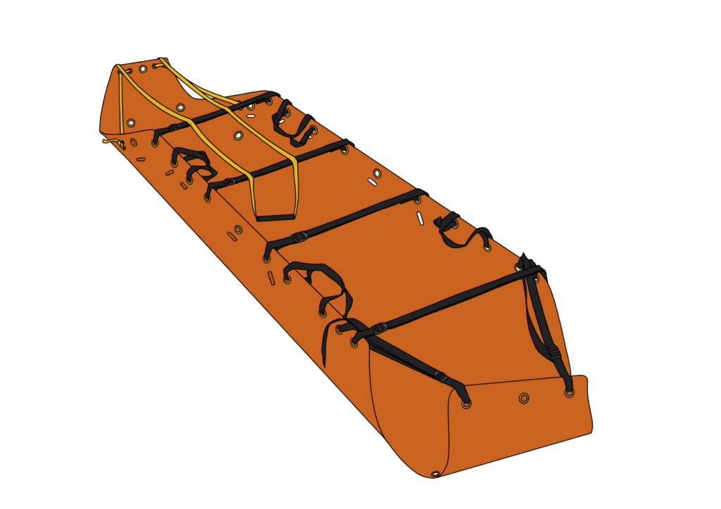 CMC Drag-N-Lift Harness and sked stretcher_1