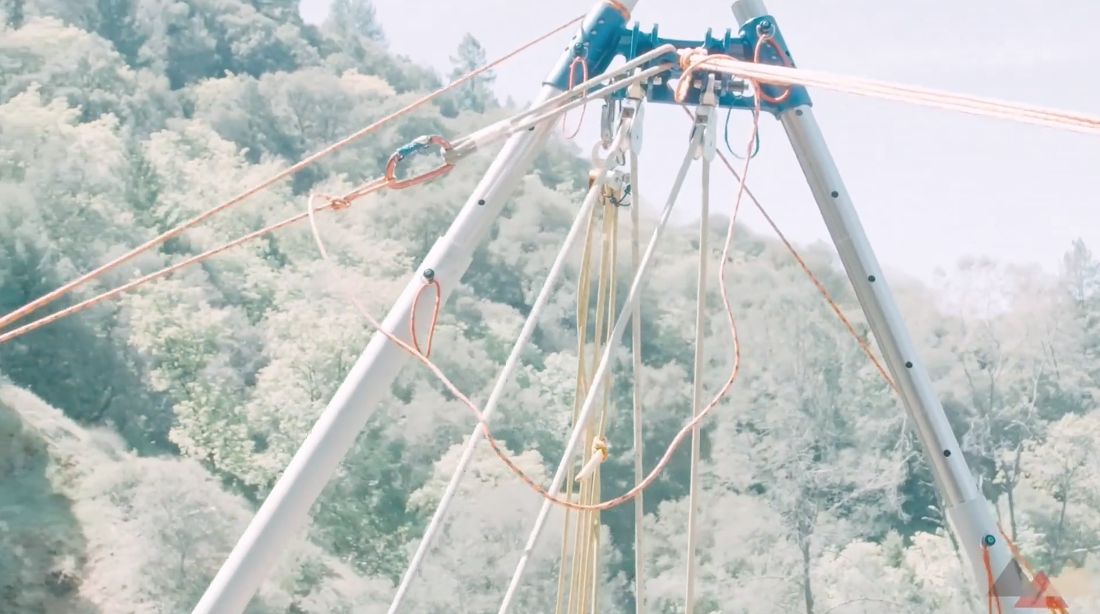 Sideways A-Frame Systems for Vertical Positioning and Horizontal Control